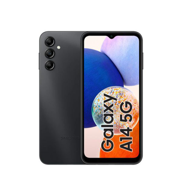 Samsung Galaxy A14 - Dual Sim - 4G -6.6"- 4/64 GB - 50 MPx - 5000m AH - Noir