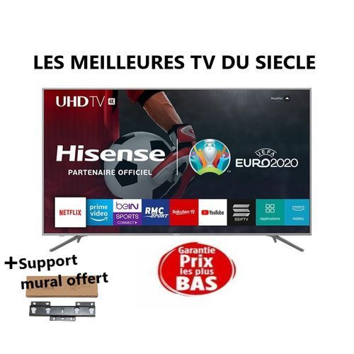 Hisense TV – 43″ POUCES – WIFI – SMART TV EDITION 2020 + Support Mural offert