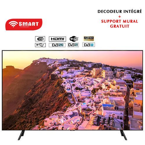 SMART TECHNOLOGY Smart TV LED – 32 Pouces-sans Wifi – Noir